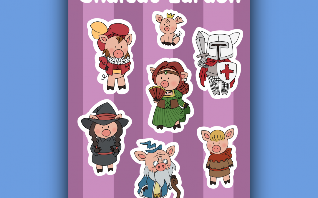 Château Lardon – Planche de stickers